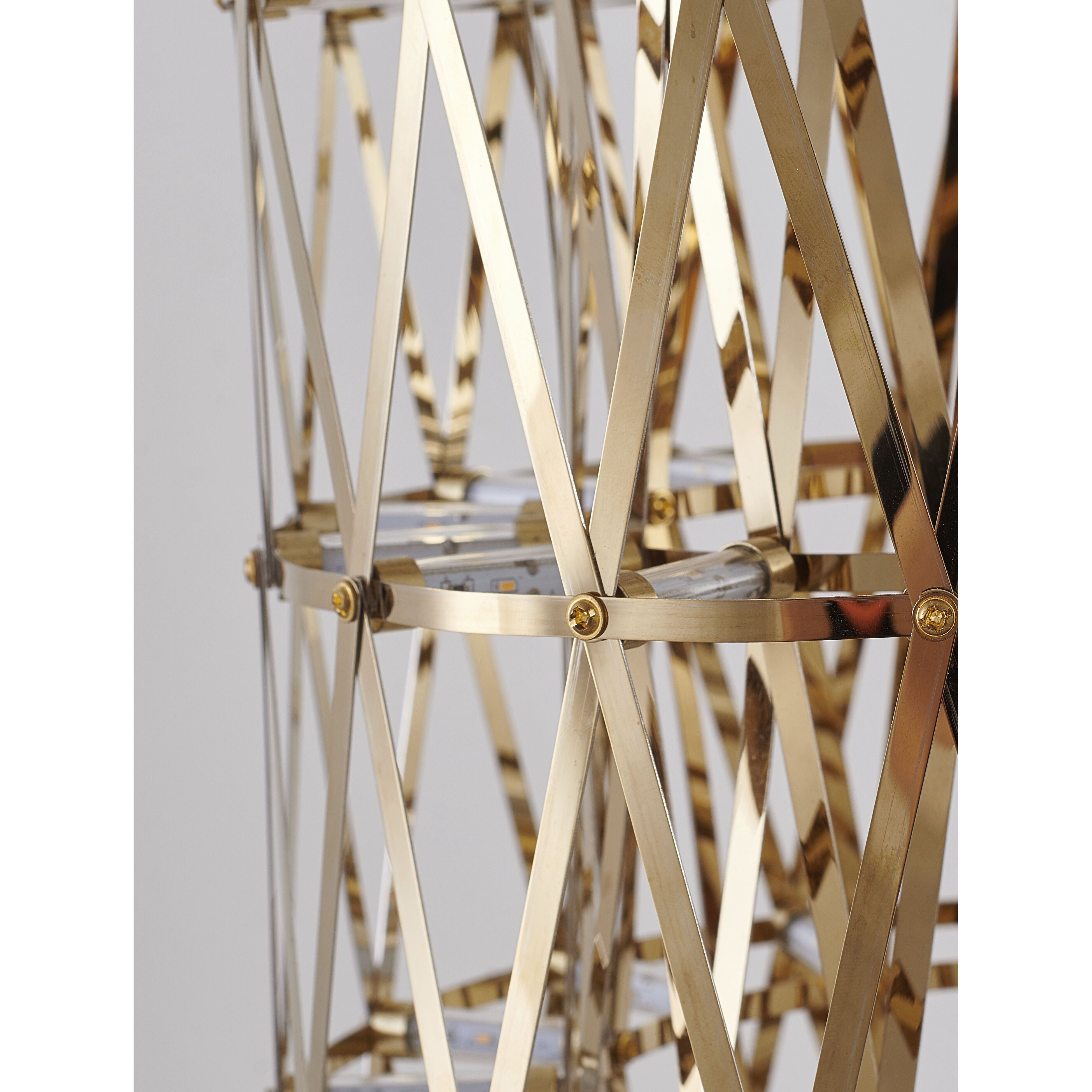 Canada 43 inch 0.30 watt Gold Floor Lamp Portable Light