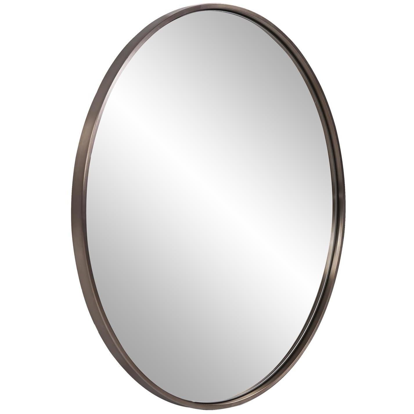 Copenhagen 30 X 30 inch Brushed Brass Wall Mirror