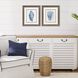 Ocean Echoes Blue and Brown Framed Art, Propac