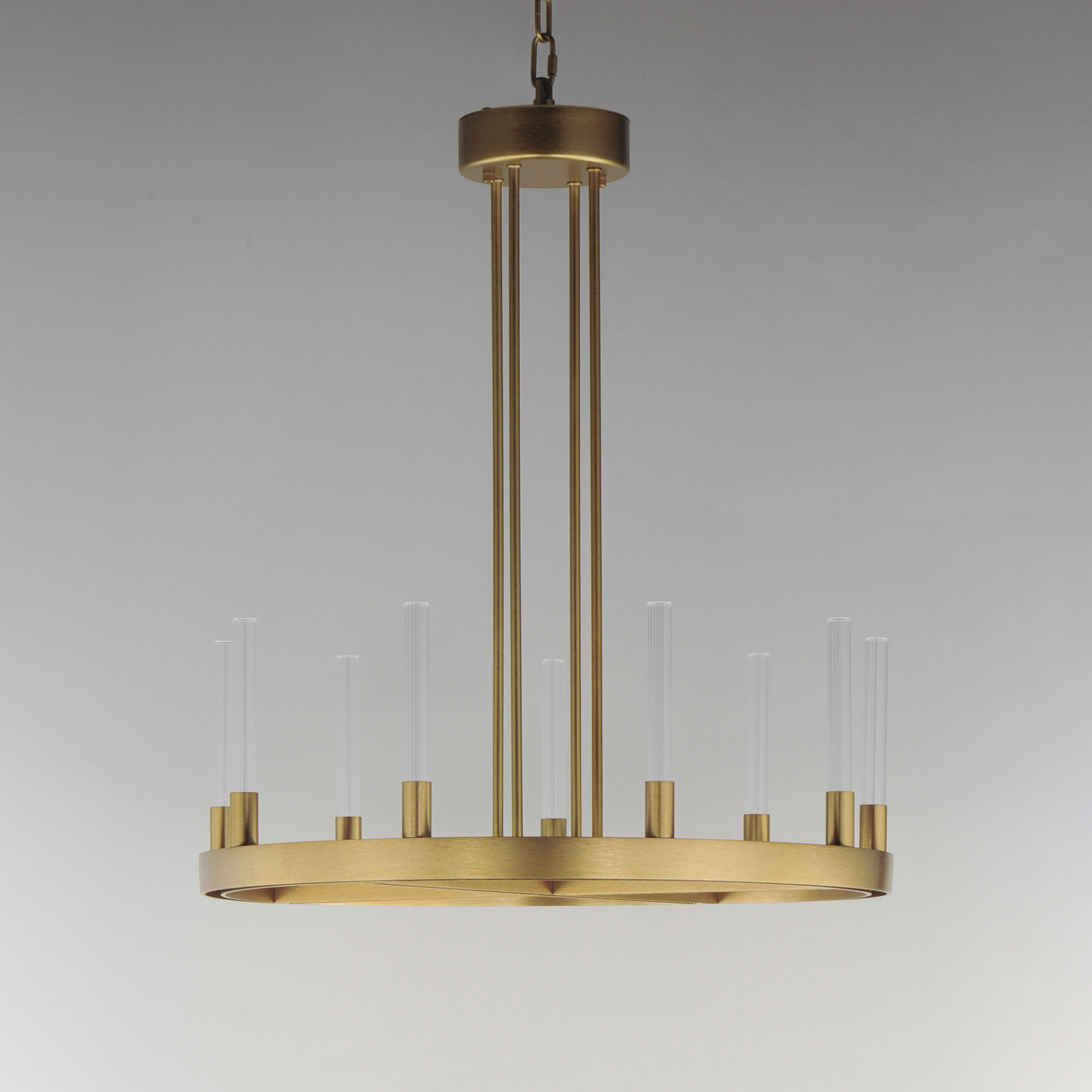 Ovation LED 23.5 inch Gold Single-Tier Chandelier Ceiling Light