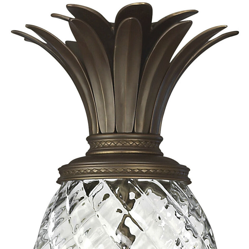 Plantation 3 Light 25.25 inch Copper Bronze Outdoor Post Mount Lantern in Non-LED