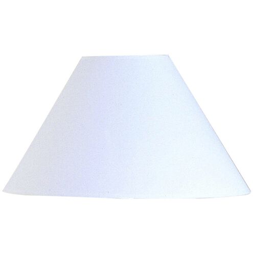 Coolie Off White 19 inch Shade, Round