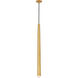 Sean Lavin Pylon LED Natural Brass Pendant Ceiling Light, Integrated LED