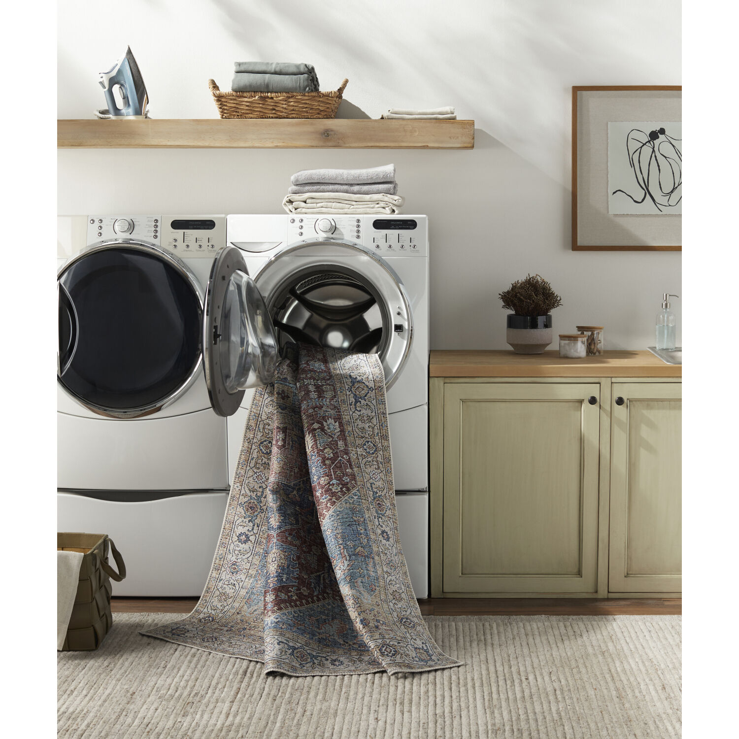 Amelie 94 X 31 inch Brick Red Rug in 2.5 x 8, Runner