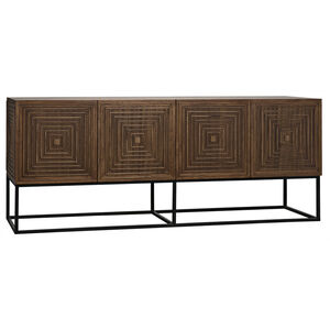 Lanon 80 X 21 inch Dark Walnut Sideboard