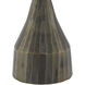 Luca 10 inch Vintage Brass Drinks Table