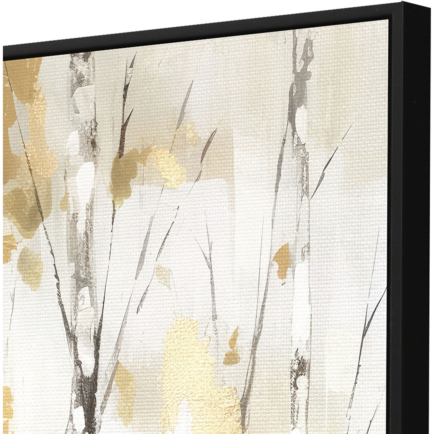 Birch Silhouette Beige and Brown and Green and Neutral Canvas, Propac