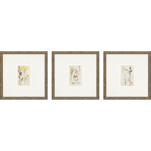 Florals Collection Green Framed Art
