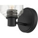 Vessair 1 Light 5 inch Matte Black Wall Sconce Wall Light