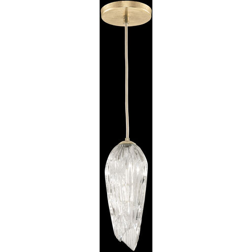 Las Olas 1 Light 5.5 inch Gold Pendant Ceiling Light