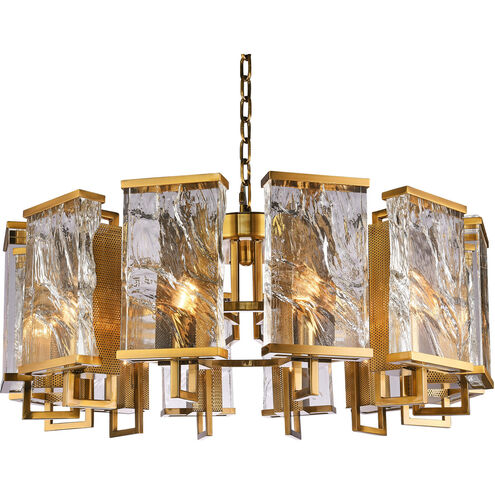 Canada 12 Light 32 inch Brass Chandelier Ceiling Light