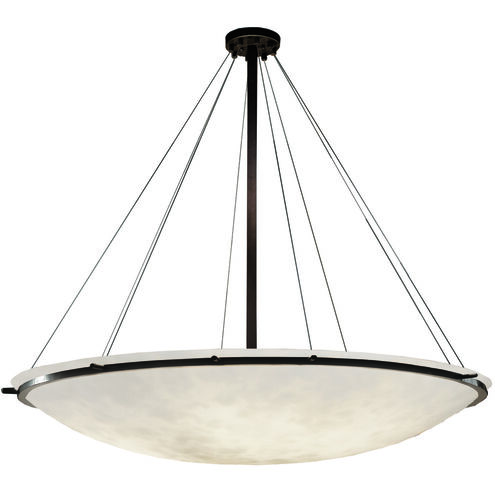 Clouds 9 Light 63 inch Dark Bronze Pendant Ceiling Light, Bowl