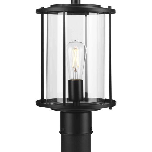 Gunther 1 Light 13.5 inch Matte Black Post Lantern