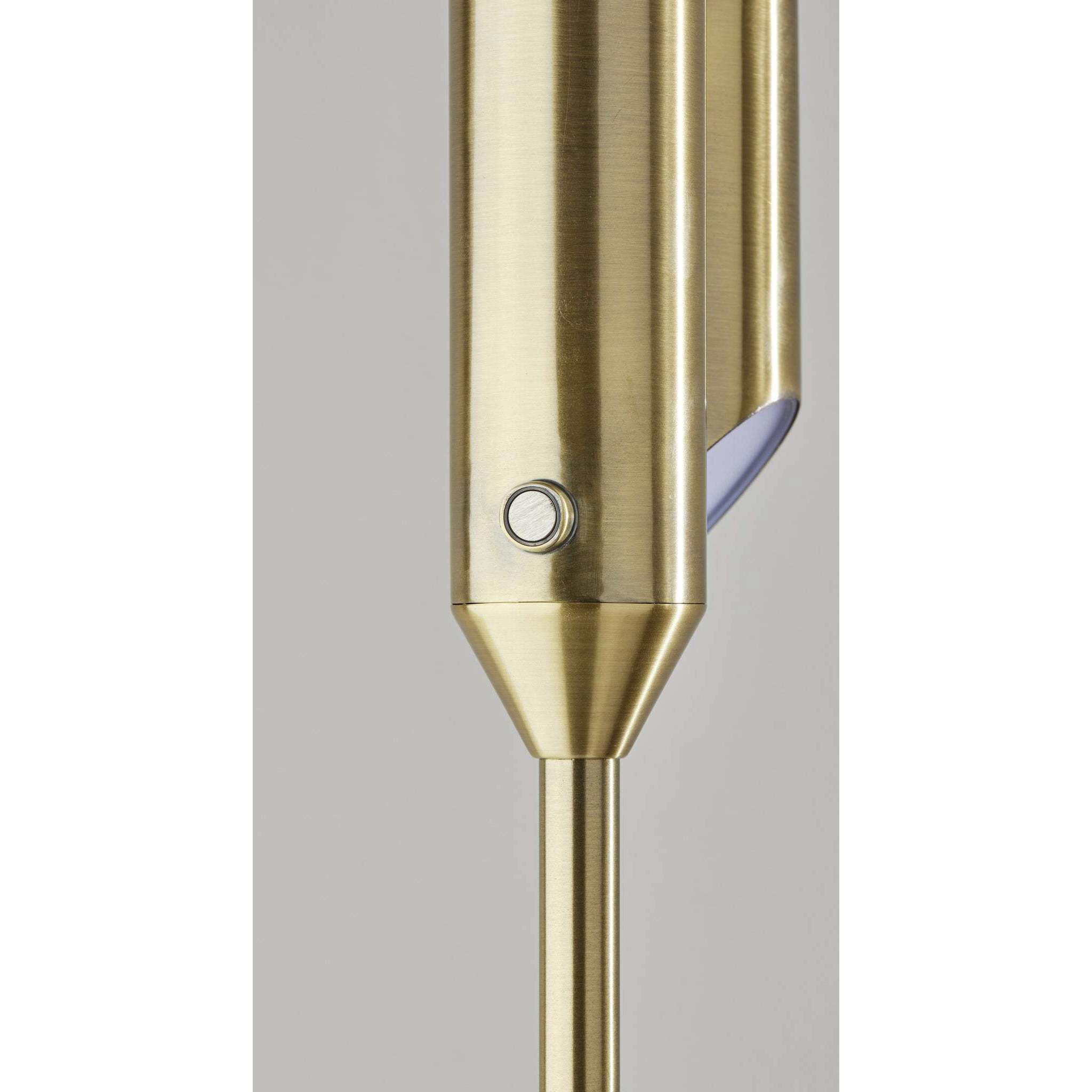 Vega 68 inch 24.00 watt Antique Brass Torchiere Portable Light