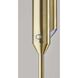 Vega 68 inch 24.00 watt Antique Brass Torchiere Portable Light
