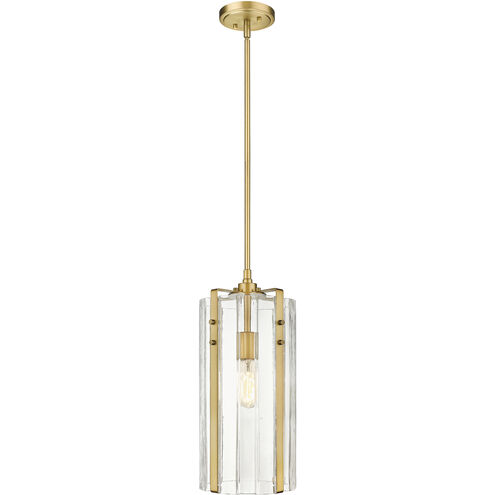 Alverton 1 Light 8 inch Rubbed Brass Pendant Ceiling Light