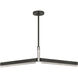 Kelly by Kelly Wearstler Linea LED 42 inch Bronze Chandelier Ceiling Light