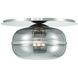 Nottingham 3 Light 19.75 inch Nickel Flush Mount Ceiling Light