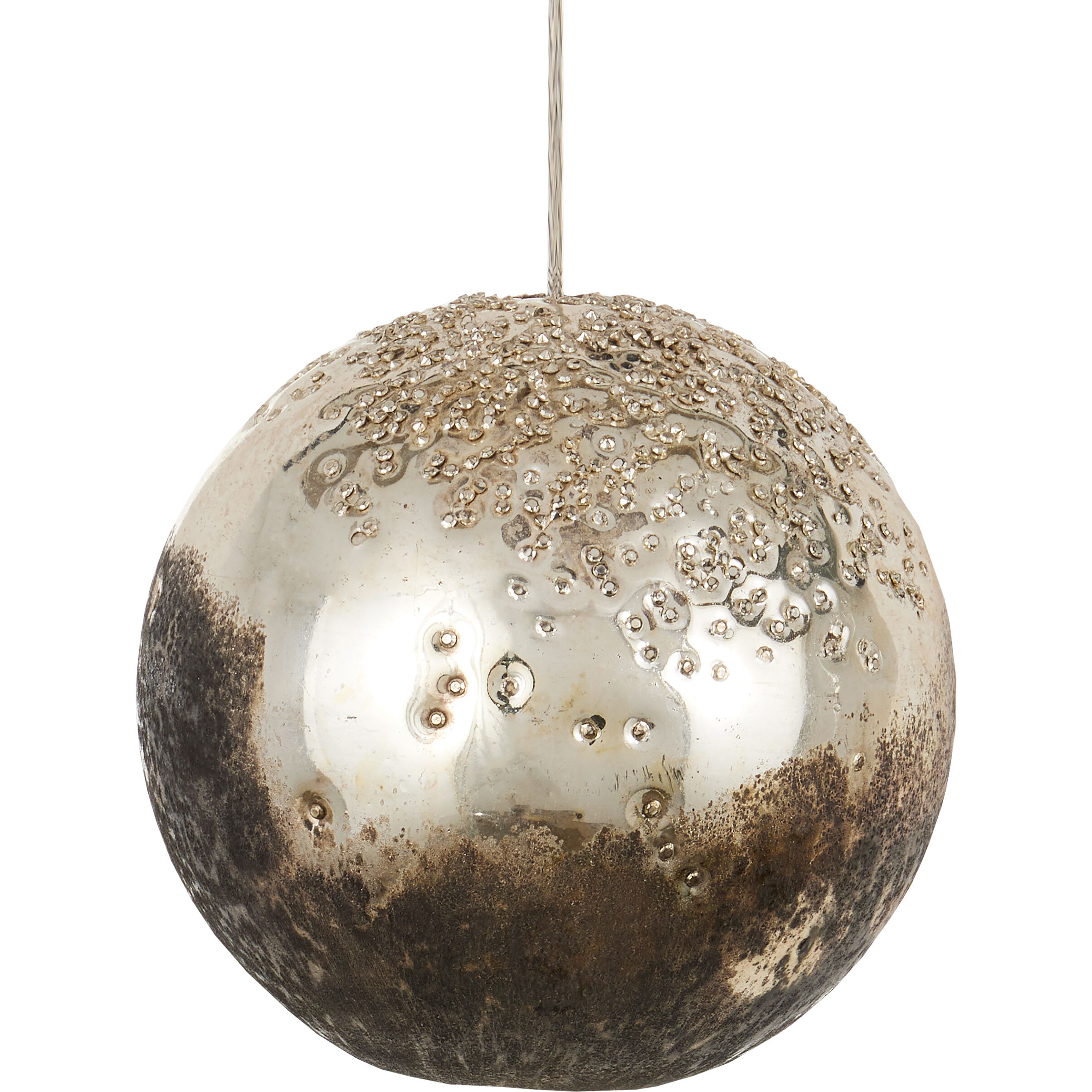 Pathos 7 Light 57 inch Antique Silver and Antique Gold and Matte Charcoal Multi-Drop Pendant Ceiling Light