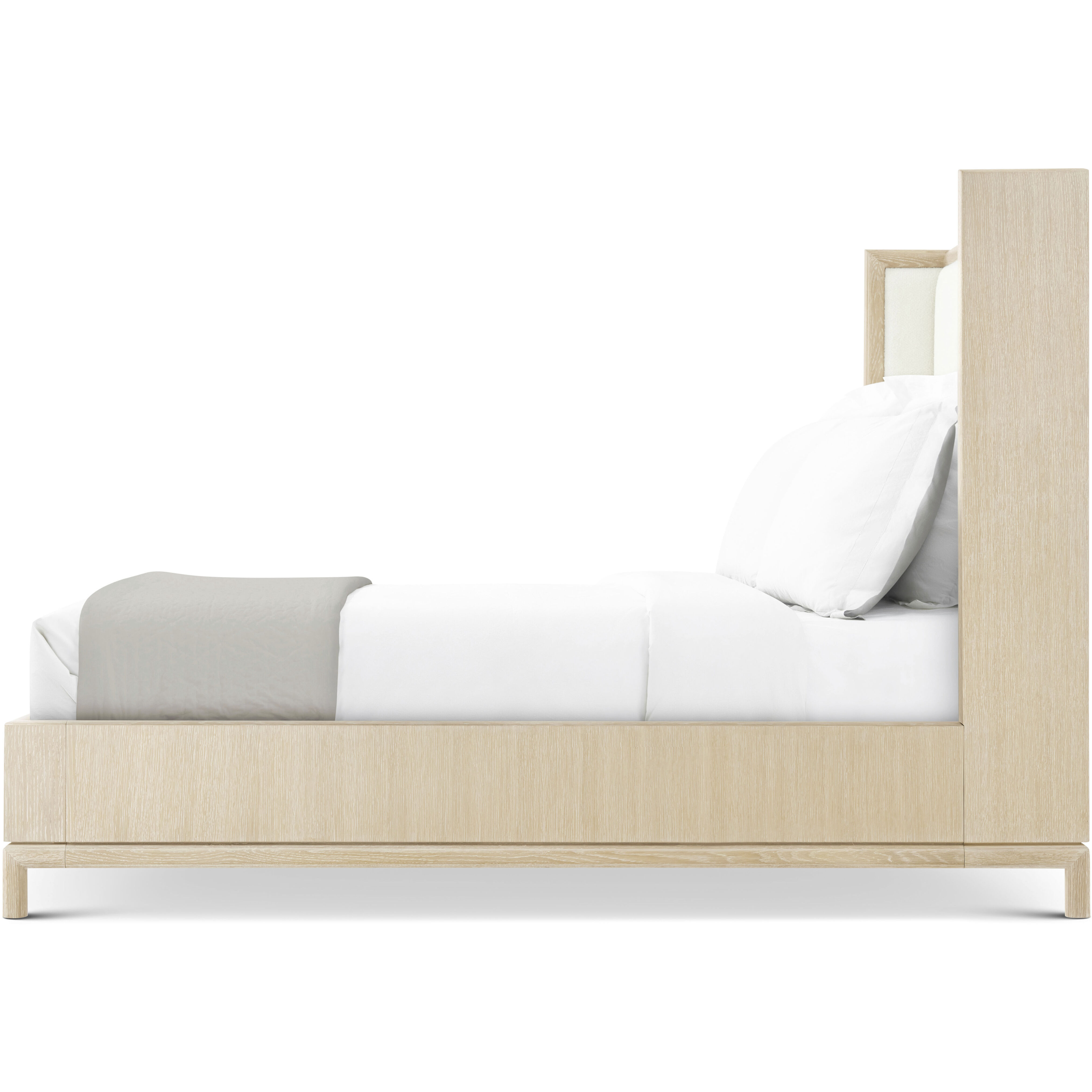 Montauk Lighthouse US King Bed, Wooden, Upholstered