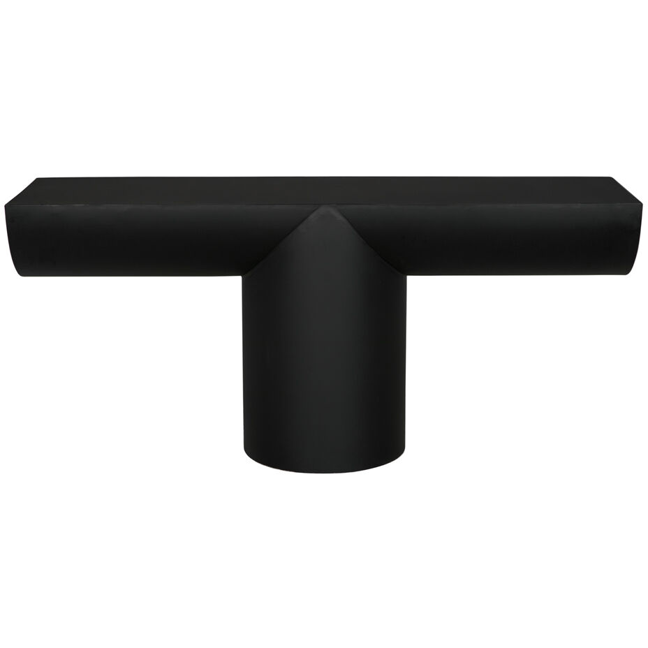 T 72 X 20.5 inch Matte Black Console