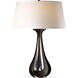 Lino 25.3 inch 100 watt Dark Smoke Table Lamp Portable Light in Natural Anna