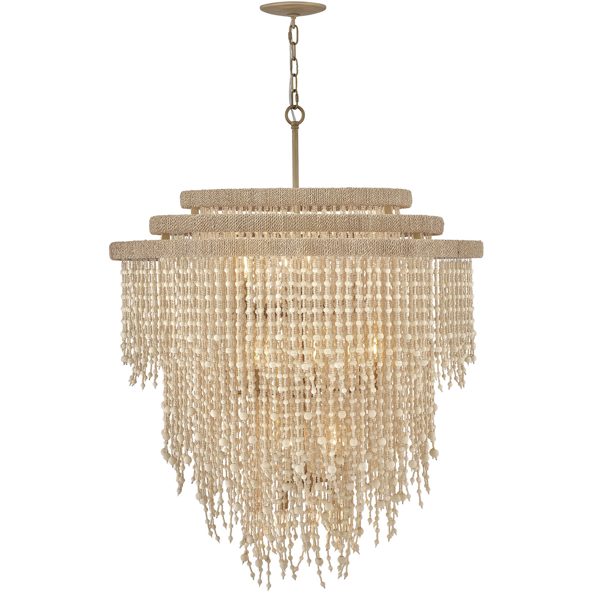 Freya 17 Light 36.25 inch Burnished Gold Chandelier Ceiling Light