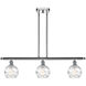 Ballston Small Deco Swirl LED 36 inch Polished Chrome Island Light Ceiling Light, Ballston