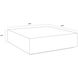 Frezco 59 X 59 inch Grey Coffee Table