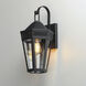 Oxford 1 Light 17.5 inch Black Outdoor Wall Mount