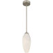 Burnett LED 5 inch Brushed Nickel Mini Pendant Ceiling Light