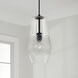 Dena 1 Light 7 inch Matte Black Pendant Ceiling Light