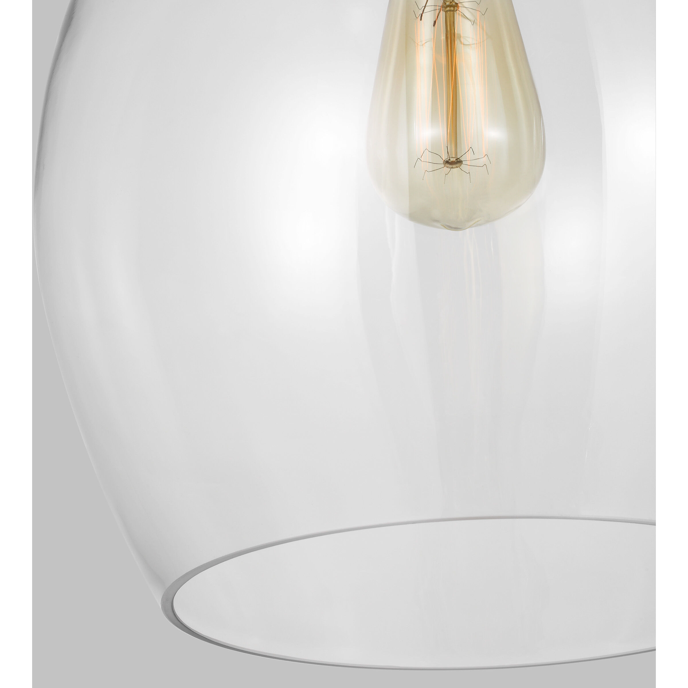 TOB by Thomas O'Brien Vaso 1 Light 12 inch Burnished Brass Pendant Ceiling Light