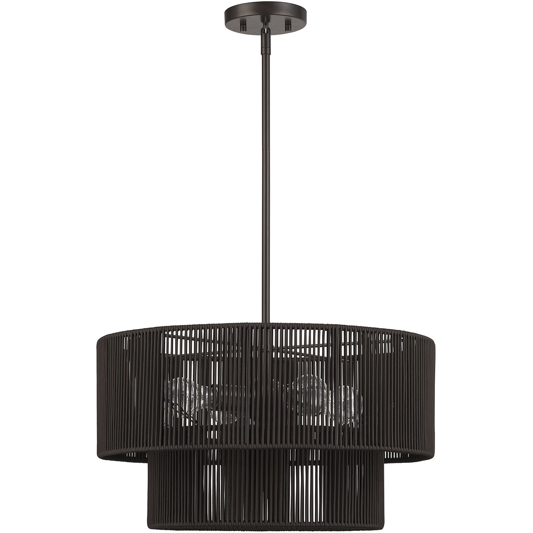 Acordia 4 Light 20 inch English Bronze Pendant Chandelier Ceiling Light