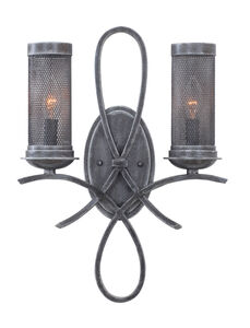 Delancy 2 Light 14 inch Vintage Iron Wall Sconce Wall Light