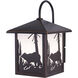 Bozeman LED 12.5 inch Burnished Bronze Outdoor Wall