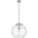 Ballston Athens Deco Swirl 1 Light 15.75 inch Pendant