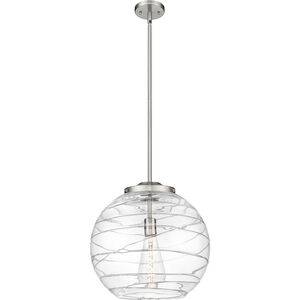 Ballston Athens Deco Swirl 1 Light 15.75 inch Pendant