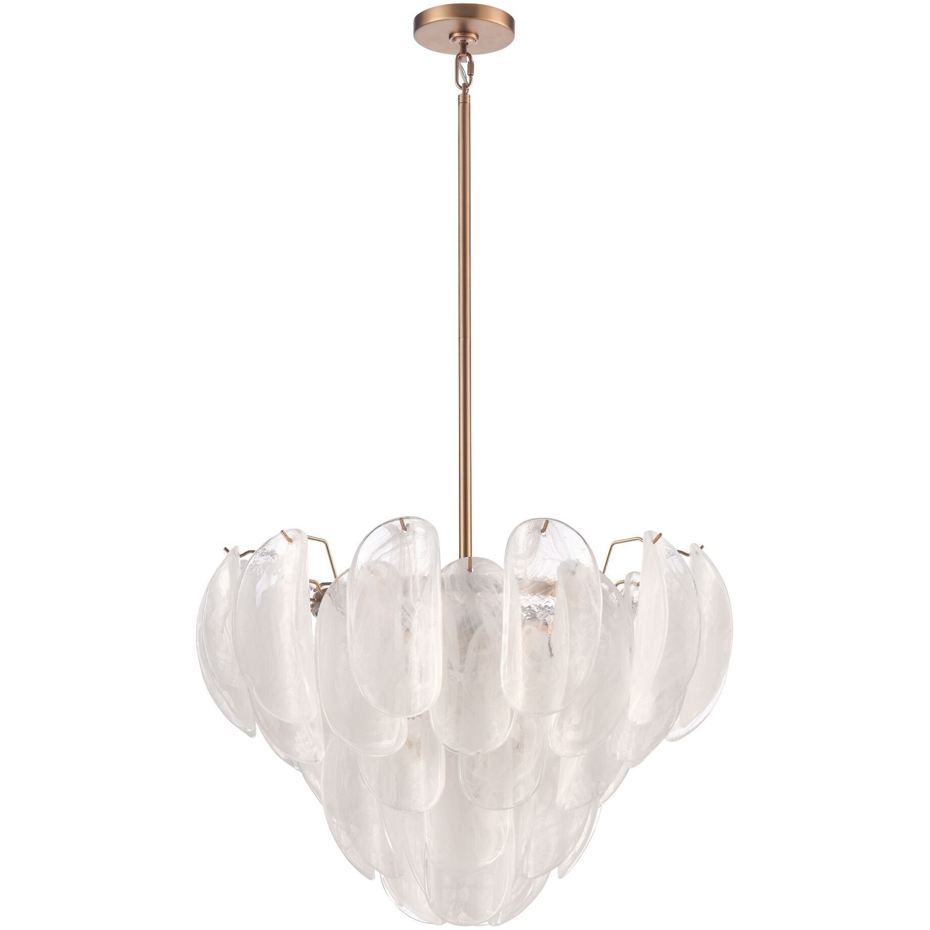 Chateau 7 Light 26 inch Satin Brass Pendant Ceiling Light