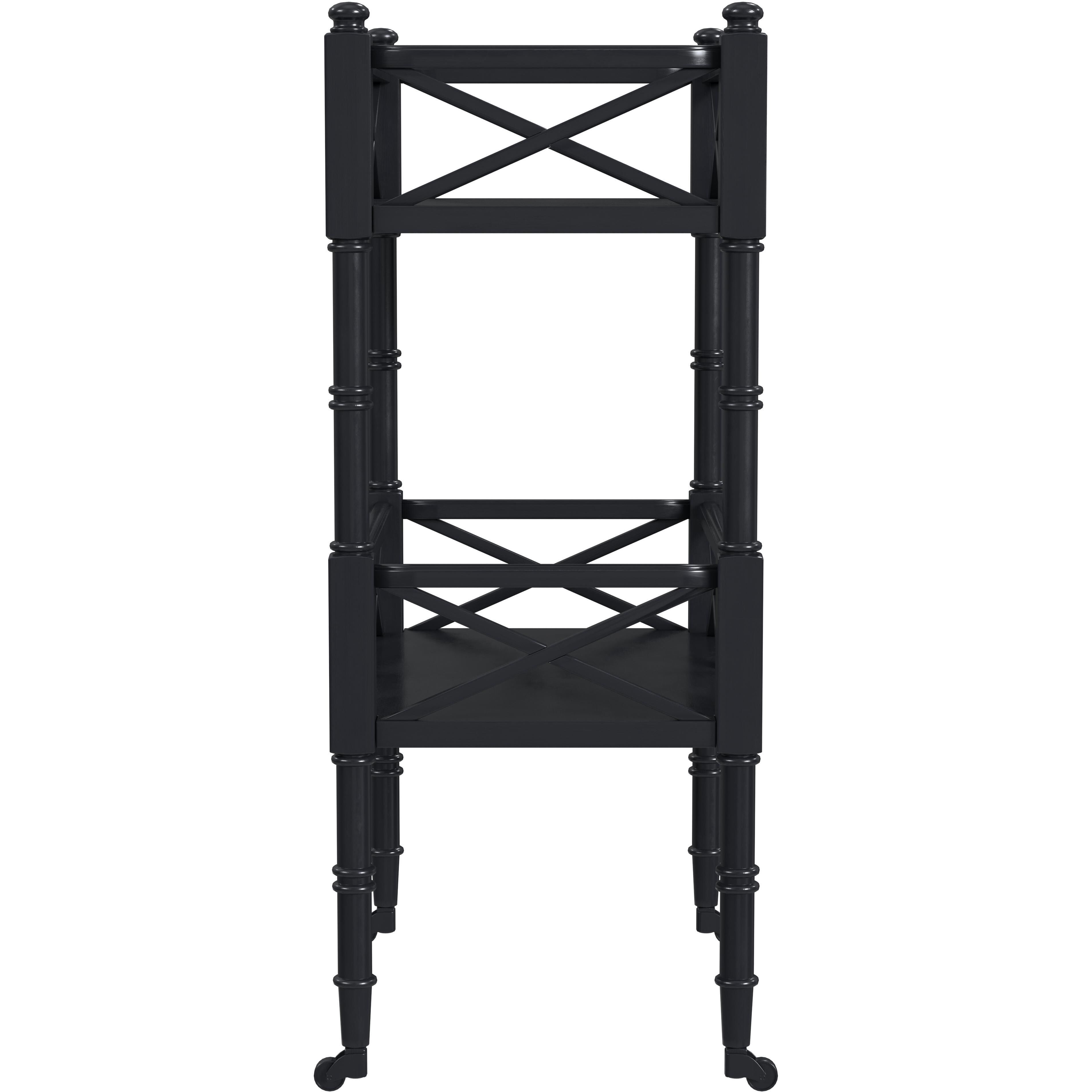 Masterpiece Foster  19 X 12 inch Black Licorice Serving Table