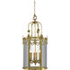 Jonathan 6 Light 18.5 inch Dore Gold Foyer Pendant Ceiling Light