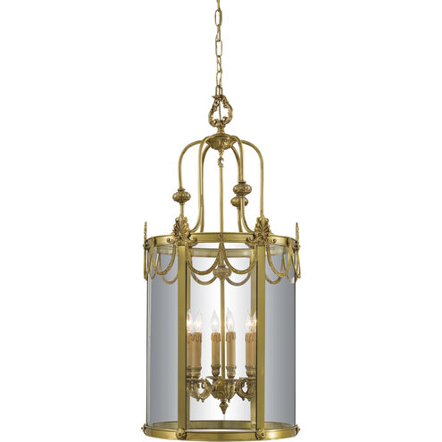 Jonathan 6 Light 18.5 inch Dore Gold Foyer Pendant Ceiling Light