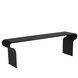 Jabali Matte Black Bench