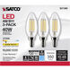Lumos LED Candelabra Candelabra 4.00 watt 2700K LED Filament