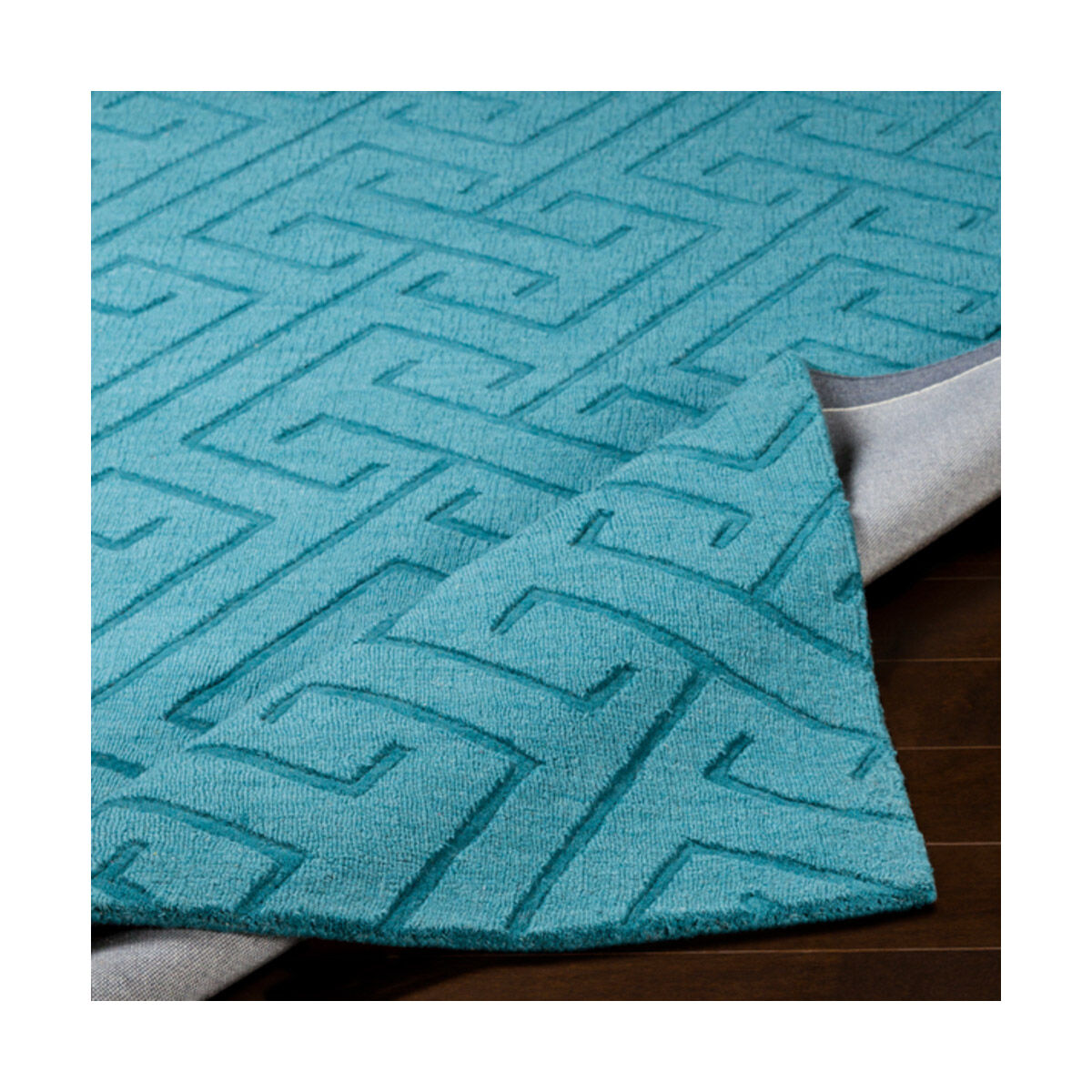 Mystique 96 X 30 inch Emerald Rugs, Runner