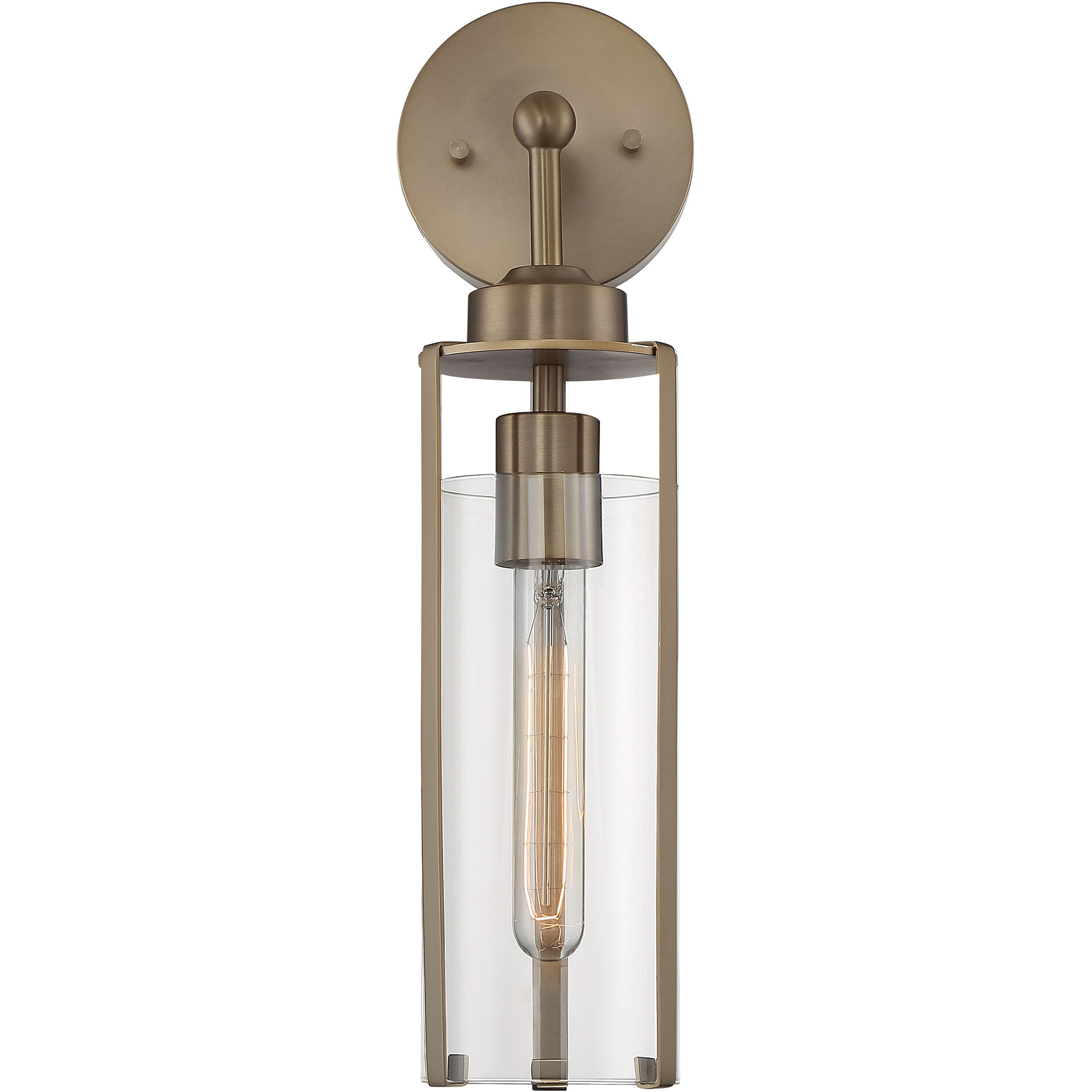 Marina 1 Light 5 inch Burnished Brass Vanity Light Wall Light