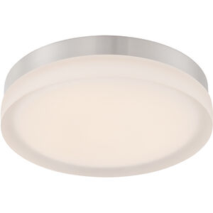 Slice LED 8.88 inch Brushed Nickel Flush Mount Ceiling Light, dweLED