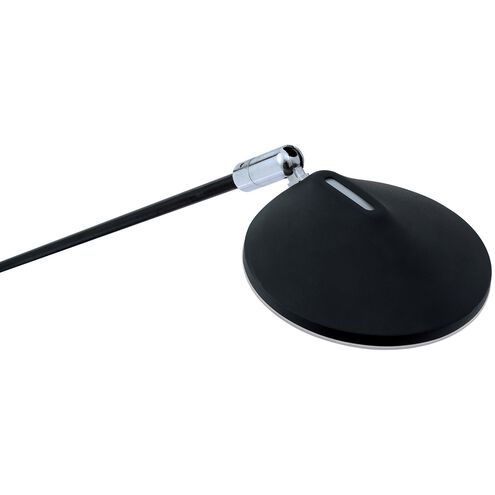 Sirino 26 inch 9.00 watt Black and Chrome Desk Lamp Portable Light