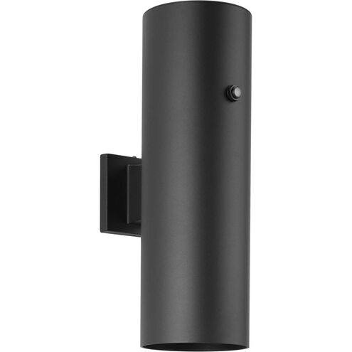 CYL RNDS Outdoor Wall Lantern in Black, Progress LED