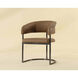 Marris Gunmetal / Milliken Cognac Dining Armchair